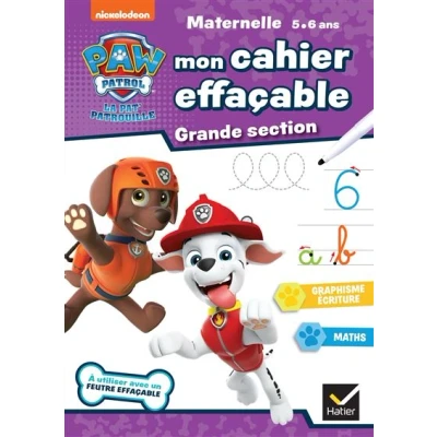 Image de Mon cahier effaçable Pat&#039;Patrouille GS