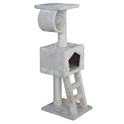 Afbeelding van Ebi Classic Cat Tree Abigail Krabpaal Crème 35 x 109 cm