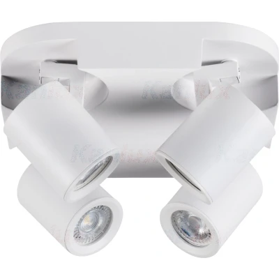 Afbeelding van Kanlux Laurin EL 4L wit plafondspot spotlamp GU10