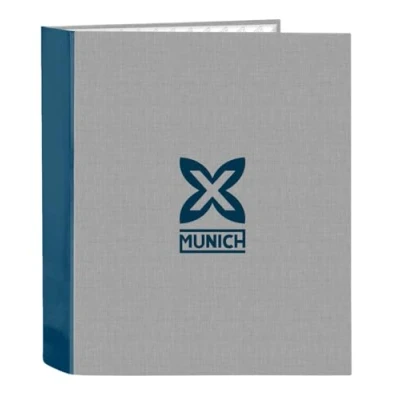 Afbeelding van Ringmap Munich Street Blauw Grijs A4 27 x 33 6 cm