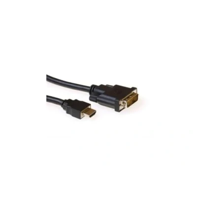 Afbeelding van ACT Verloopkabel HDMI A male naar DVI D