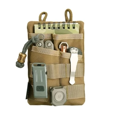 Afbeelding van Zak Gereedschap Organiser voor Mannen, Nylon Opslag EDC Uitrusting, Blijf Georganiseerd Zaklamp, Pen