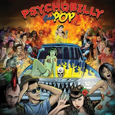Afbeelding van Various Artists Psychobilly Goes Pop (LP) (Coloured Vinyl)