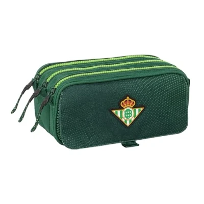 Afbeelding van Pennenetui met 3 vakken Real Betis Balompié Groen 21,5 x 10 8 cm