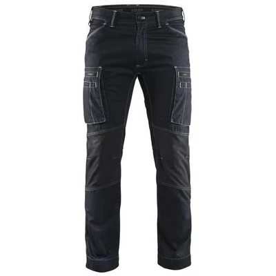 Image de Pantalon services denim stretch marine/noir