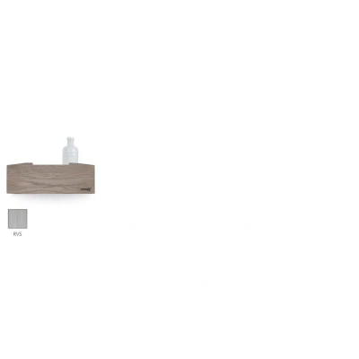Afbeelding van Looox Wood planchet 30mm rvs, geborsteld WSHBOX30RVS
