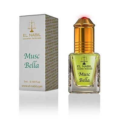 Afbeelding van Musk Bella Parfum El Nabil Misk Muskus Geurolie voor dames en heren, 5 ml