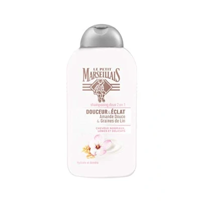 Afbeelding van Le Petit Marseillais Shampoo zoete amandel, 250 ml, 2 stuks