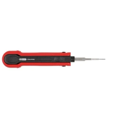 Afbeelding van KS Tools, Voertuig gereedschap, Ontgrendelingsgereedschap voor vlakke stekkers/vlakke contactdozen 1,2 mm (AMP Tyco MCP)