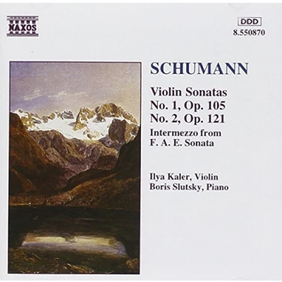 Afbeelding van Ilya Kaler &amp; Boris Slutsky Schumann: Violin Sonatas 1 2 (CD)
