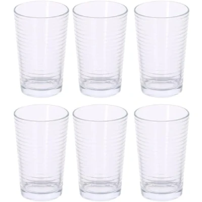 Image de alpina Lot de 6 verres à eau Passe au lave vaisselle 220 ml