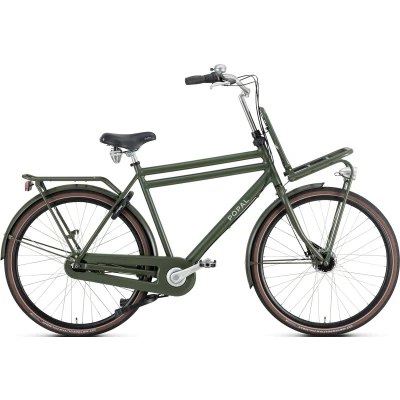 Afbeelding van Popal Daily Dutch Prestige N7 Transportfiets Stadsfiets Heren 50 centimeter Mat Zwart