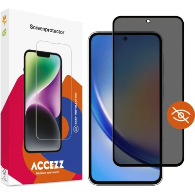 Afbeelding van Accezz Screenprotector Geschikt voor Samsung Galaxy A55 / A35 Gehard glas Privacy