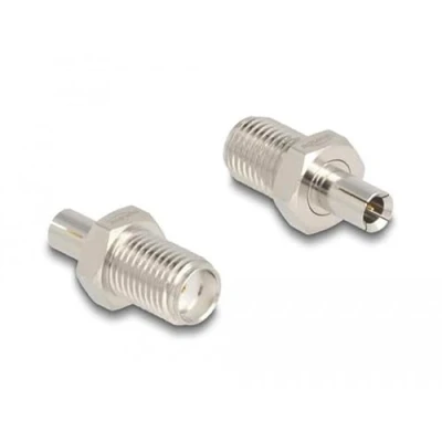 Afbeelding van Delock Adapter SMA aansluiting naar TS9 stekker, Kabels + Stekkers, Zilver