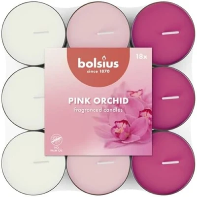 Afbeelding van Bolsius Geurtheelicht 18 stuks per verpakking Orchid Scented
