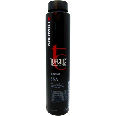 Afbeelding van Goldwell Topchic Hair Color bus 250 ml 8NA As Lichtblond