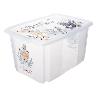 Afbeelding van Keeeper Bambi Wit 45L Opbergbox 1223900126600