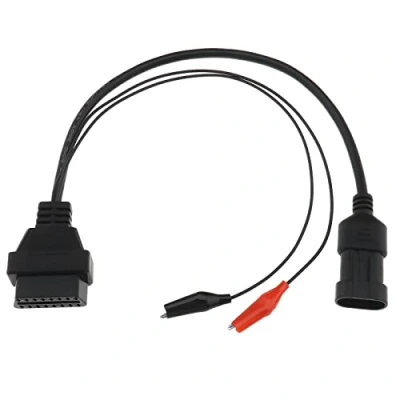 Afbeelding van OBDII OBD2 diagnose adapterkabel 3 pins naar 16 pin voor aansluiting OBD II gereedschap diagnosegereedschap