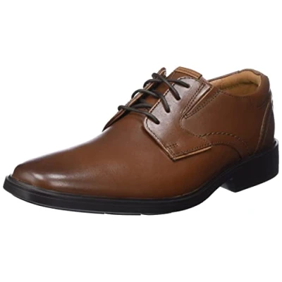 Afbeelding van Clarks Lite Low Oxford stof voor heren, Tan Leather