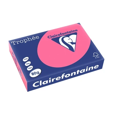 Image de Clairefontaine Ramette Papier A4 80g Fuchsia