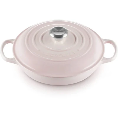 Afbeelding van Le Creuset Gietijzeren Campagnard In Shell Pink 26cm 3l