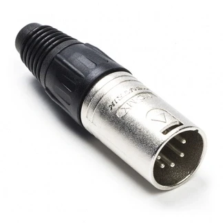 Afbeelding van XLR connector Neutrik 5 pin (Metaal, Mannelijk, Trekontlasting)