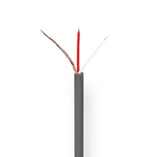 Afbeelding van Microfoonkabel Nedis 100 meter (2x 0.125 mm², 100% koper)