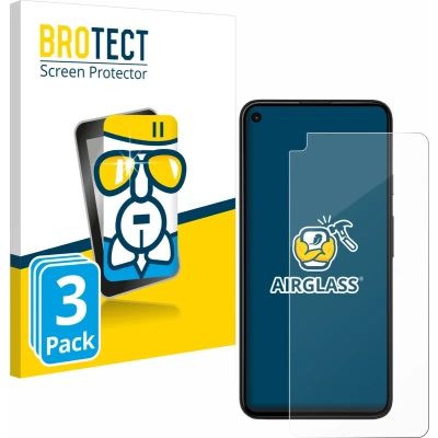 Afbeelding van BROTECT Screenprotector voor Google Pixel 4a 5G Folie Beschermfolie Beschermglas transparant (3 Stuks)