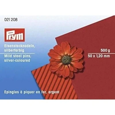 Afbeelding van Prym Steekspelden, 1,20 x 50 mm, zilver, 1,2 mm