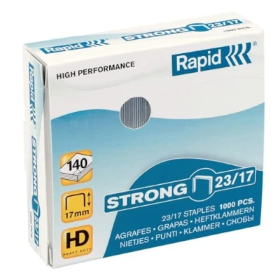 Afbeelding van Nieten Rapid 23/17 gegalvaniseerd strong 1000 stuks