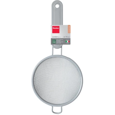 Afbeelding van Metaltex London Line zeef Ø14cm grijs