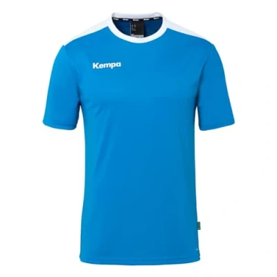Afbeelding van Kempa Trainings Emotion Unisex Sport Tshirt voor kinderen, Maat: 116, Aqua weiß