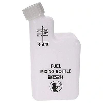 Image de BIDON DOSEUR HUILE ESSENCE 1L Universel 1/25, 1/32, 1/40, 1/50 Moteur 2 4 Temps Moto MOBYLETTE CYCLOMOTEUR Tondeuse MOTOCULTEUR