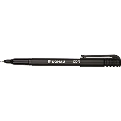 Afbeelding van Donau Czarny 7374001PL 01 CD/DVD Marker Donau, 0, 3 4 mm, zwart