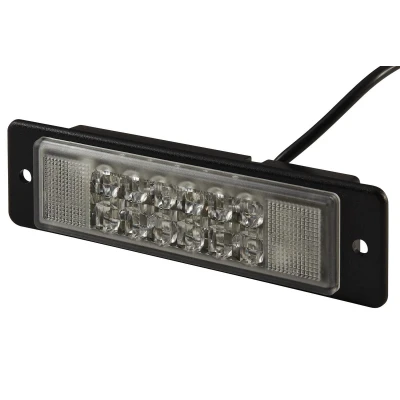 Afbeelding van Led waarschuwingslamp 24V blauw m/frame 2XD 009 048 201