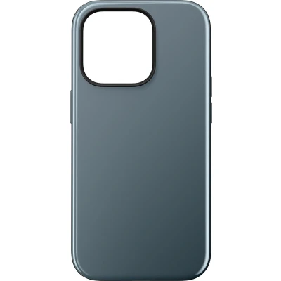 Afbeelding van Nomad Sport Case geschikt voor iPhone 14 met high gloss gekleurde achterzijde MagSafe &amp; draadloos laden Carbide