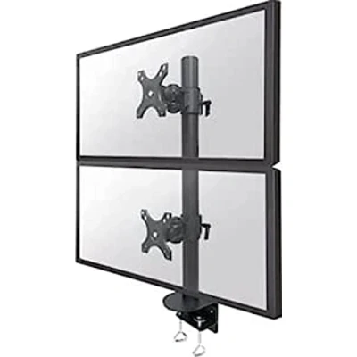 Afbeelding van Neomounts FPMA D960DVBLACKPLUS 2 voudig Monitor tafelbeugel 43,2 cm (17) 124,5 (49) Zwenkbaar, Roteerbaar, Kantelbaar Zwart