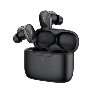 Afbeelding van Edifier NeoDots True Wireless 48 dB Hybrid Active Noise Cancellation Earbuds, Hi Res Audio &amp; LDAC, draadloos opladen, 6 micron, 56 uur batterij, Bluetooth 5.4, zwart