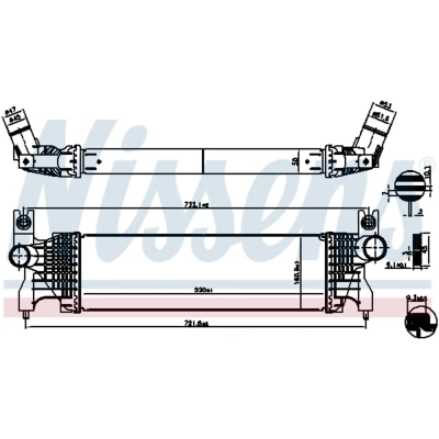 Afbeelding van NISSENS 961556 Intercooler SUZUKI: SX4 II S Cross