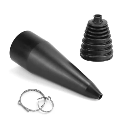 Afbeelding van QWORK® Asbalg, asbalg set met metalen slangklemmen, montagekegel