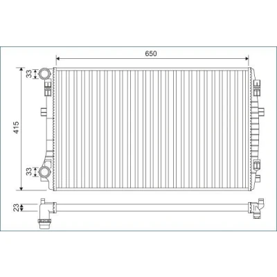 Afbeelding van Valeo Radiateur 701129