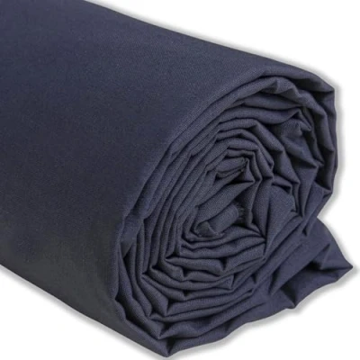 Afbeelding van IPEA Katoenen stof, popeline, antracietgrijs, 200 cm x 150 cm, gemaakt in Italië, stof per meter voor naaien, kleding, voering, bekleding, patchwork, effen om te naaien