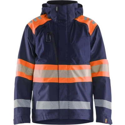 Afbeelding van Blaklader 4420 1977 Shelljack High Vis Marineblauw/Oranje XS