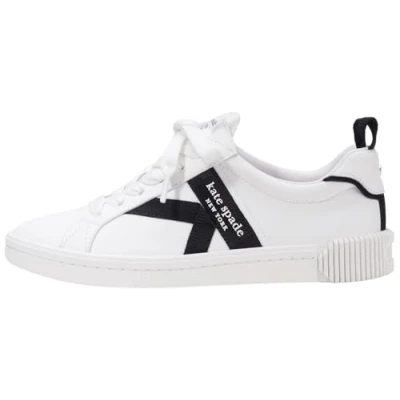Afbeelding van Kate Spade New York Signature veterschoenen voor dames, echt wit/zwart, maat EU 36,5