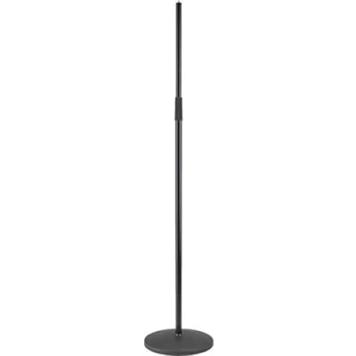 Image de Accessoires sonorisation K&amp;M 26125 300 55 PIED de MICROPHONE DROIT NOIR TELESCOPIQUE 1000/1700 MM pieds micros