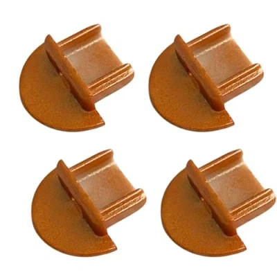 Afbeelding van Evotrade Inbouwbuis voor ledstrips (max. 10 mm) aluminium profiel met schaal 2 meter afwerking naar keuze + (per meter) (set van 4 gouden stoppen)