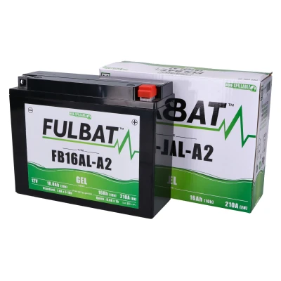 Afbeelding van FULBAT Motorfietsaccu GEL FB16AL A2 /YB16AL SLA waterdicht 16,8 Ah 210 AMPS