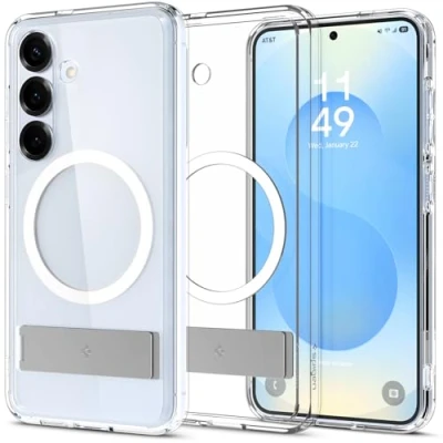 Afbeelding van Spigen Ultra Hybrid S Magfit beschermhoes compatibel met Samsung Galaxy S25 Plus wit