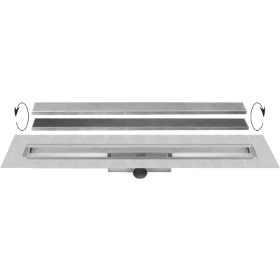 Afbeelding van Easy Drain Compact 50 TAF douchegoot met verstelbaar frame en