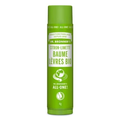 Afbeelding van Dr Bronner&#039;s Biologische Limoen Lippenstift, 4 g